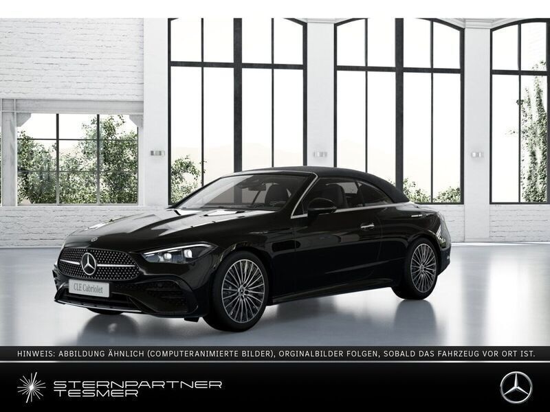 Schwarz Neu 2025 Mercedes CLE300 AMG Cabrio | 82.403 € (Fairer Preis) - Bild 1/4