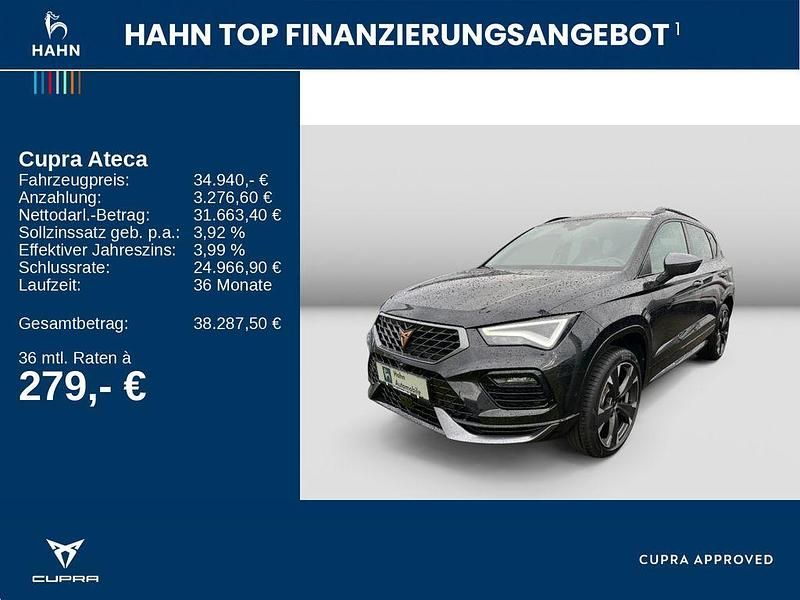 Gebraucht Cupra Ateca 190 PS (139 kW) 2025 "magic" schwarz SUV
