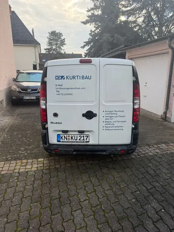 Gebraucht Fiat Doblò Dynamic 90 PS (66 kW) 2009 Weiß Van / Kleinbus