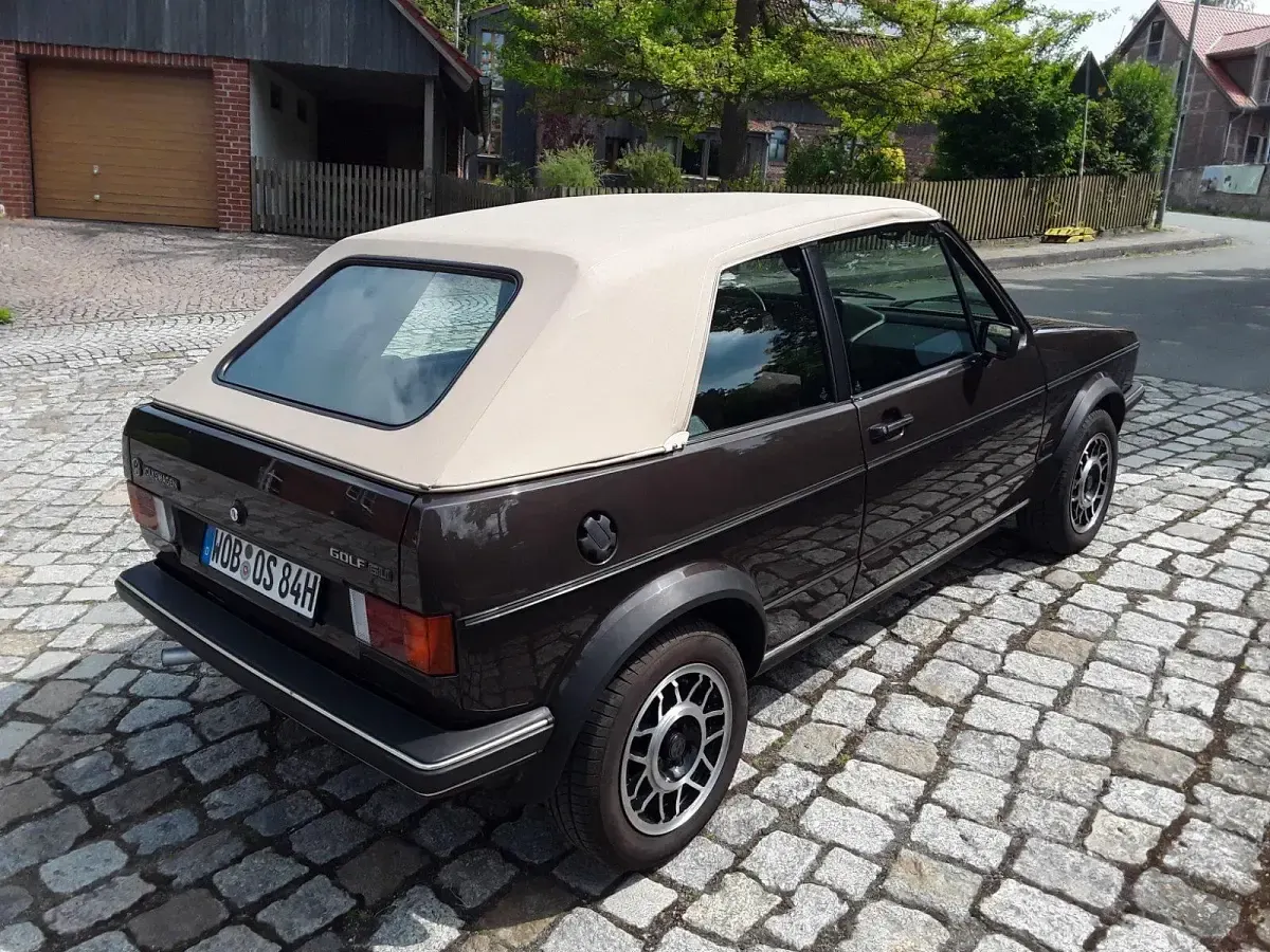 Gebraucht VW Golf Cabriolet 112 PS (82 kW) 1984 Braun Cabrio