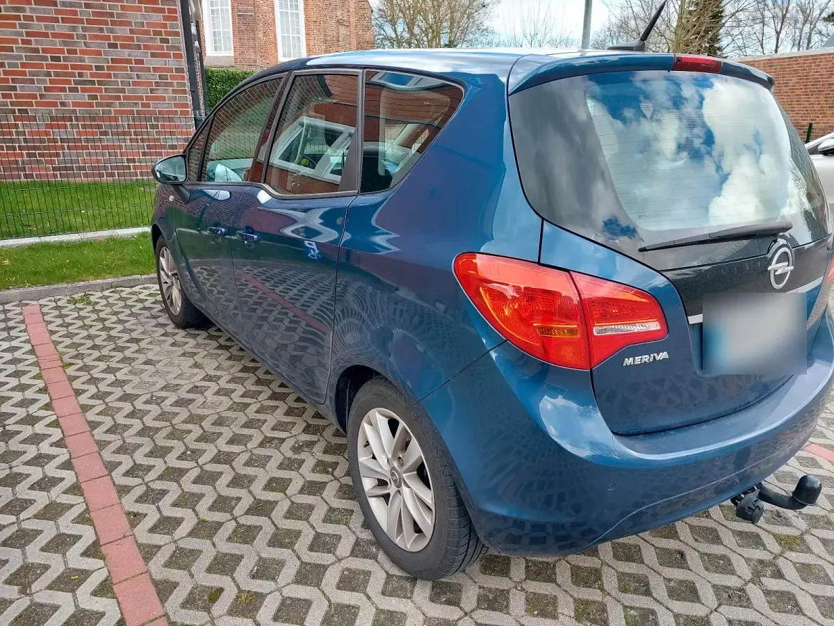 Gebraucht Opel Meriva Eco 101 PS (74 kW) 2015 Blau Van / Kleinbus