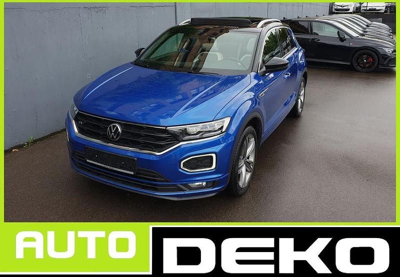 Ravennablau metallic Gebraucht 2022 VW T-Roc R-line SUV | 27.970 € (Etwas zu teuer) - Bild 1/4