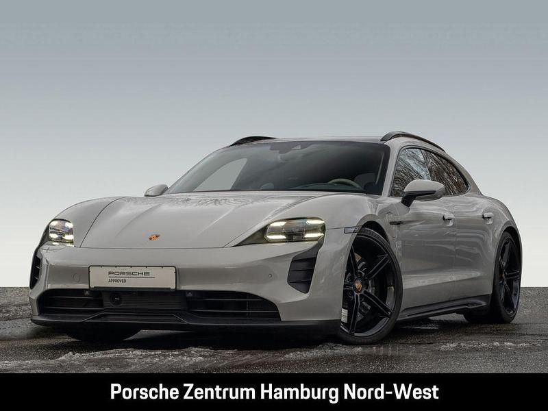 Weiß Gebraucht 2023 Porsche Taycan GTS Sport Turismo Limousine | 83.099 € (Superpreis) - Bild 1/4