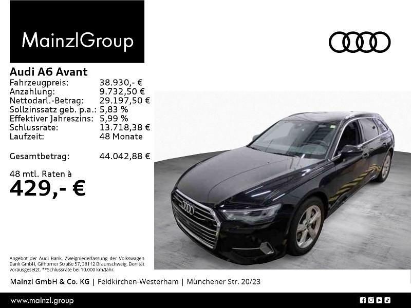 Schwarz Gebraucht 2022 Audi A6 Sport Kombi | 38.930 € (Superpreis) - Bild 1/3