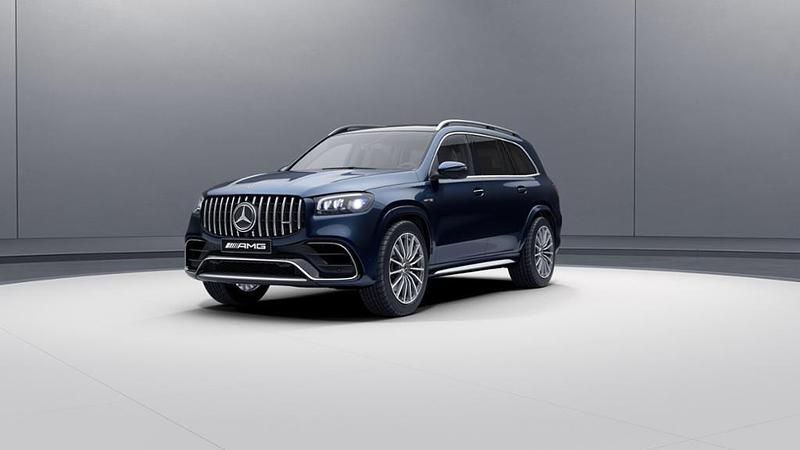 Blau Gebraucht 2021 Mercedes GLS63 AMG AMG SUV | 104.870 € - Bild 1/3