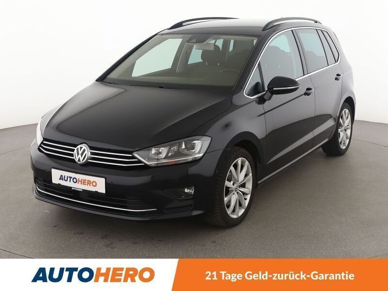 Schwarz Gebraucht 2015 VW Golf Sportsvan Highline Van / Kleinbus | 12.670 € (Fairer Preis) - Bild 1/3