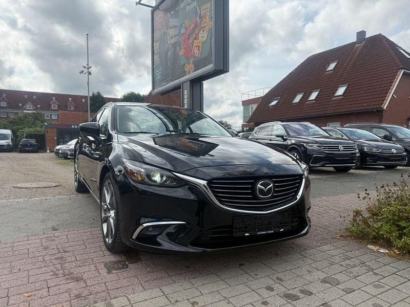 Schwarz Gebraucht 2017 Mazda 6 Sports-Line Limousine | 14.490 € (Superpreis) - Bild 1/4
