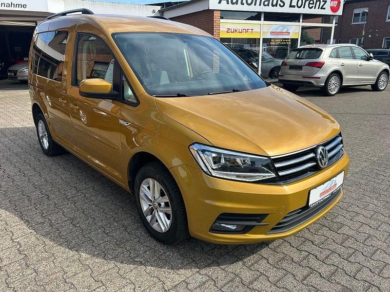Sandstorm yellow metallic Gebraucht 2020 VW Caddy Comfortline Van / Kleinbus | 13.999 € (Fairer Preis) - Bild 1/4