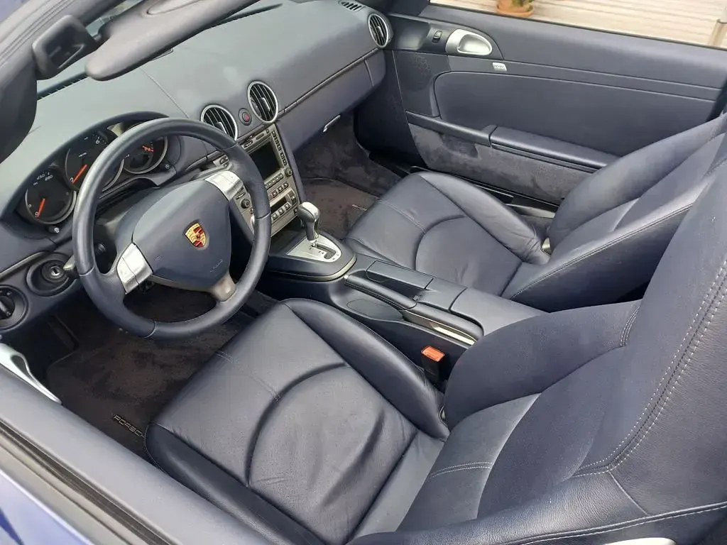 Gebraucht Porsche Boxster 239 PS (175 kW) 2005 Blau Cabrio