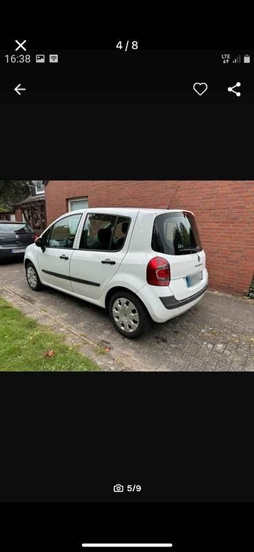 Gebraucht Renault Modus 75 PS (55 kW) 2009 Weiß Van / Kleinbus