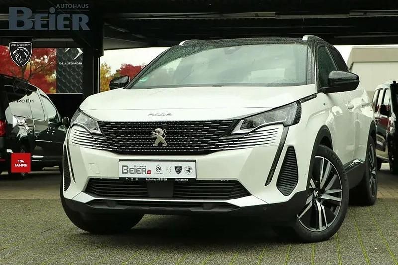 Perlmutt weiß Gebraucht 2022 Peugeot 3008 GT SUV | 31.980 € (Fairer Preis) - Bild 1/4