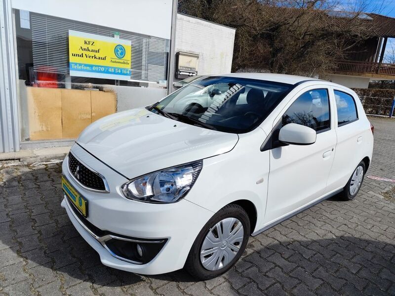 Weiß Gebraucht 2020 Mitsubishi Space Star Diamant Edition Kleinwagen | 5.999 € (Guter Preis) - Bild 1/4