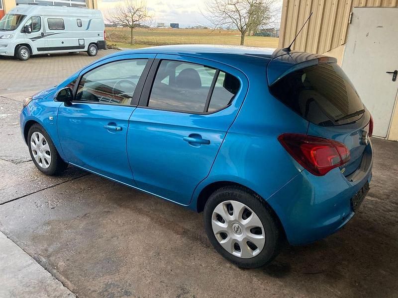 Gebraucht Opel Corsa drive 90 PS (66 kW) 2016 Blau Kleinwagen