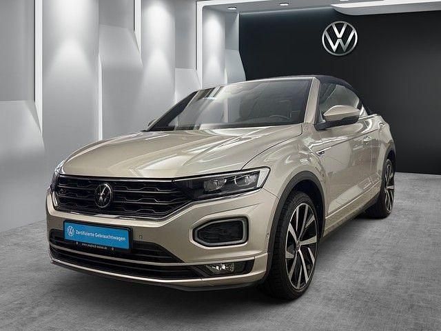 Silber Gebraucht 2021 VW T-Roc Cabriolet R-line Cabrio | 26.450 € (Fairer Preis) - Bild 1/3