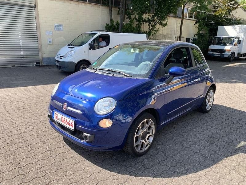 Blau Gebraucht 2010 Fiat 500 Sport Kleinwagen | 3.999 € (Superpreis) - Bild 1/4