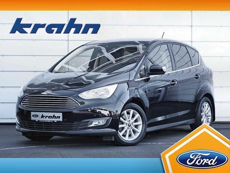 Schwarz Gebraucht 2019 Ford C-MAX Titanium Van / Kleinbus | 15.885 € (Fairer Preis) - Bild 1/4