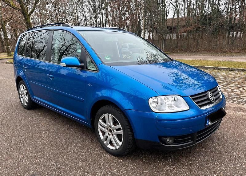 Divingblue metallic Gebraucht 2003 VW Touran Trendline Van / Kleinbus | 3.200 € (Etwas zu teuer) - Bild 1/2