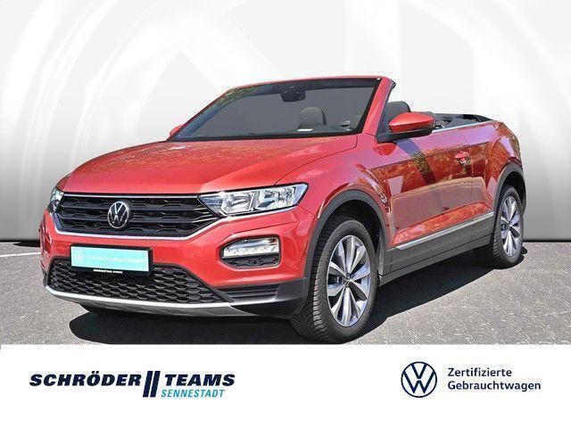 Rot Gebraucht 2021 VW T-Roc Cabriolet Style Cabrio | 20.890 € (Fairer Preis) - Bild 1/4