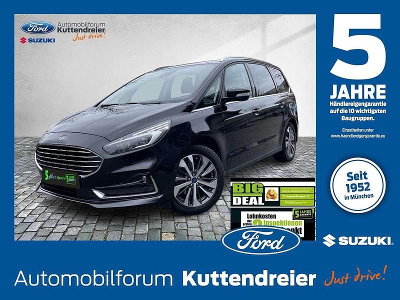 Obsidianschwarz metallic Gebraucht 2022 Ford Galaxy Titanium Van / Kleinbus | 36.980 € (Teuer) - Bild 1/3