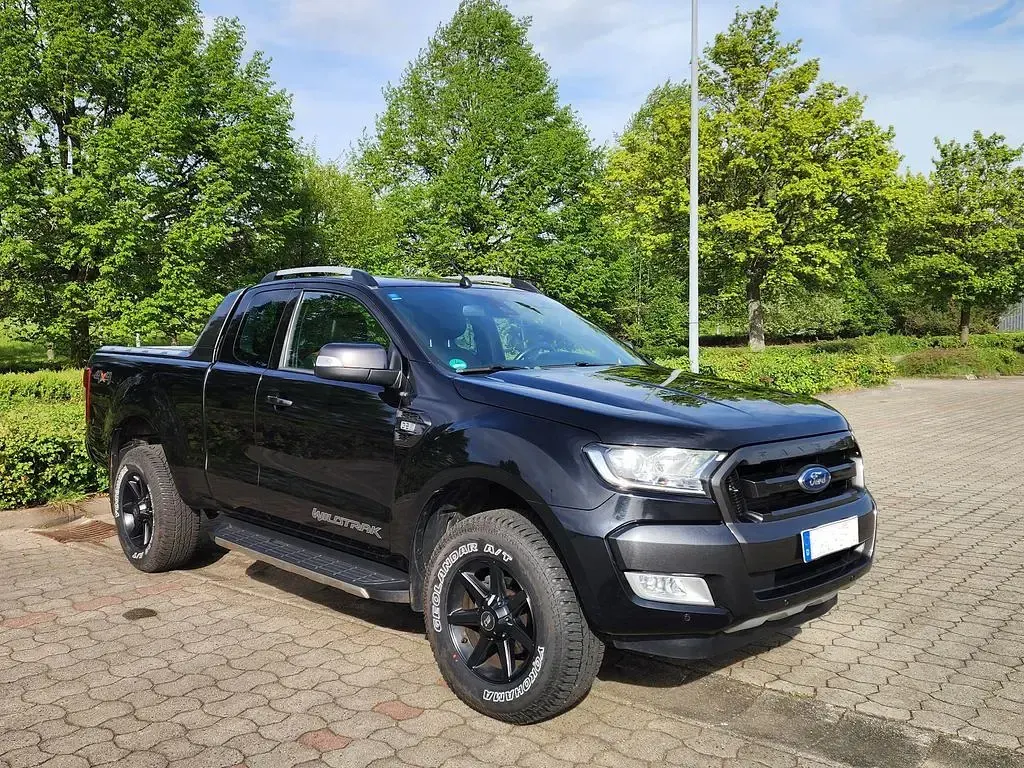 Używany Ford Ranger Wildtrack 200 KM (147 kW) 2017 Czarny Pickup