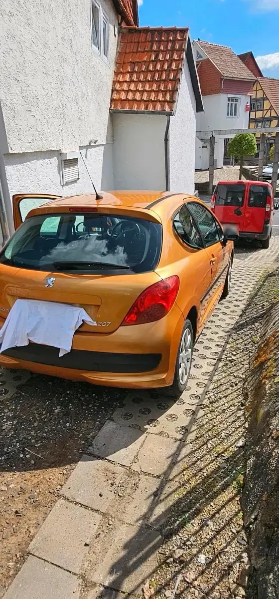 Gebraucht Peugeot 207 86 PS (63 kW) 2006 Orange Kleinwagen
