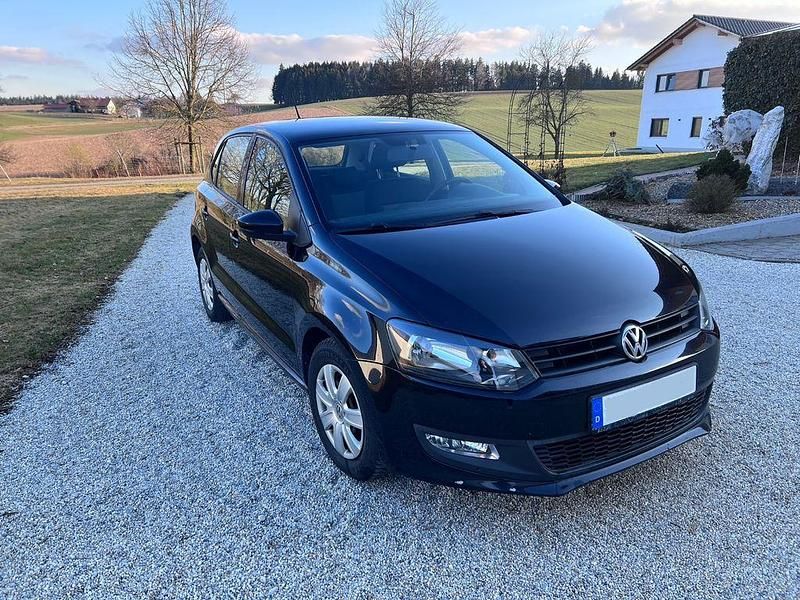 Gebraucht VW Polo Trendline 69 PS (50 kW) 2010 Schwarz Kleinwagen