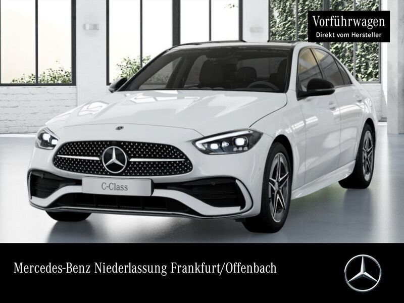 Weiß Gebraucht 2024 Mercedes C300e AMG Limousine | 58.890 € (Fairer Preis) - Bild 1/4