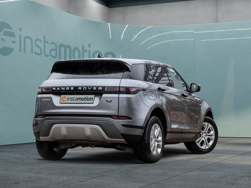Grau Gebraucht 2021 Land Rover Range Rover evoque S SUV | 35.600 € (Etwas zu teuer) - Bild 1/4