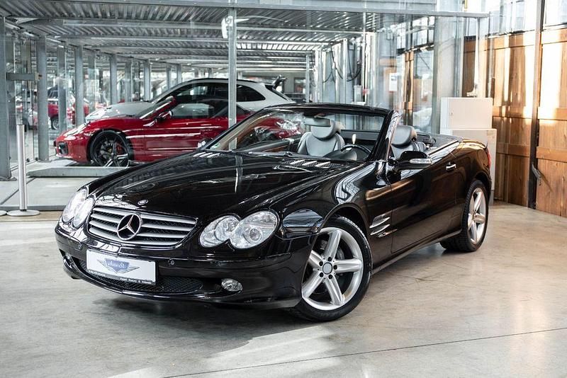 Schwarz Gebraucht 2003 Mercedes SL500 Cabrio | 26.890 € (Teuer) - Bild 1/4