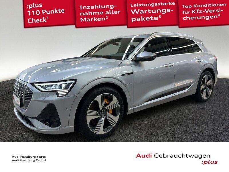Gebraucht Audi e-tron S-Line 300 kW (408 PS) 2021 Florettsilber metallic SUV