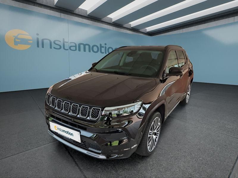 Schwarz Gebraucht 2024 Jeep Compass Summit SUV | 28.149 € (Superpreis) - Bild 1/4