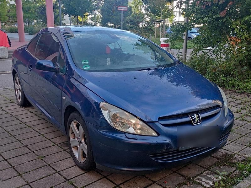 Blau Gebraucht 2004 Peugeot 307 CC Cabrio | 600 € (Superpreis) - Bild 1/4