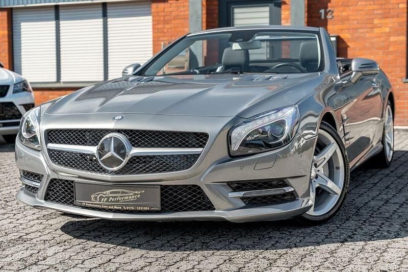 Silber Gebraucht 2013 Mercedes SL500 AMG line Cabrio | 41.900 € (Superpreis) - Bild 1/4
