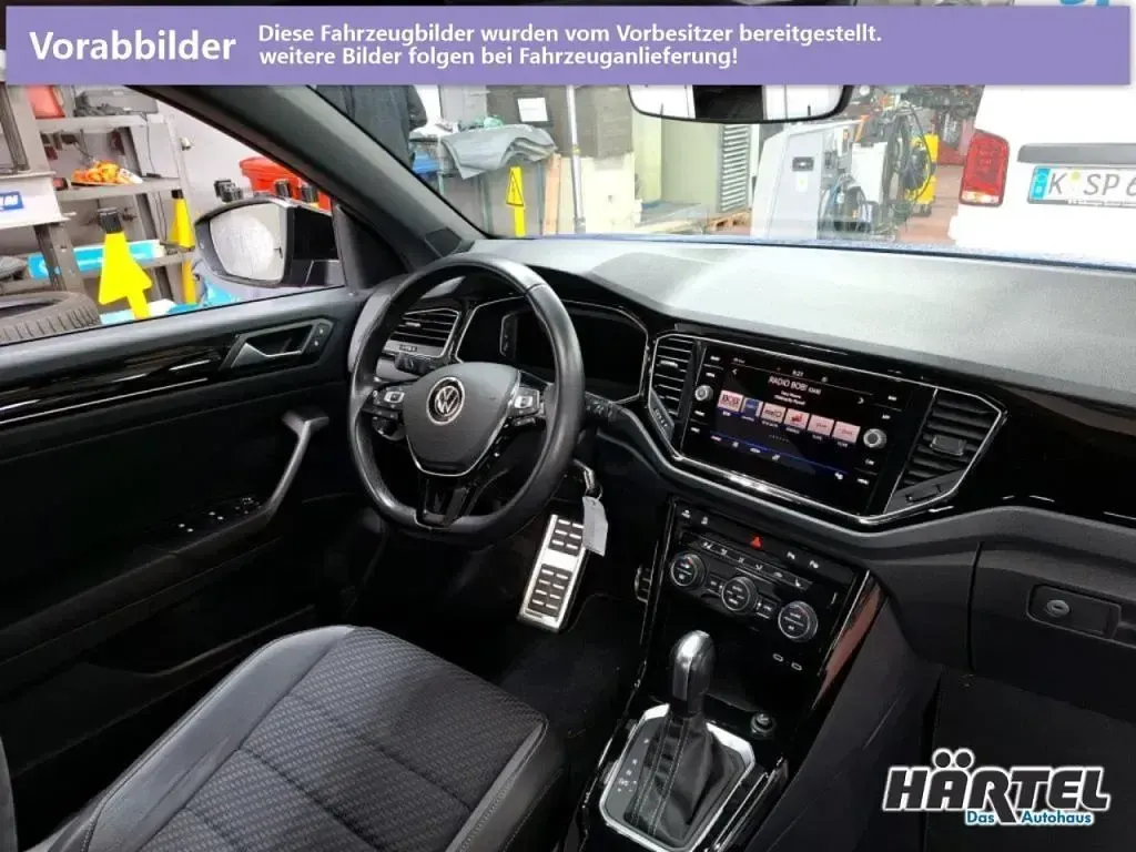 Gebraucht VW T-Roc Cabriolet R-line Edition 150 PS (110 kW) 2022 Ravennablau (blue), matt Cabrio