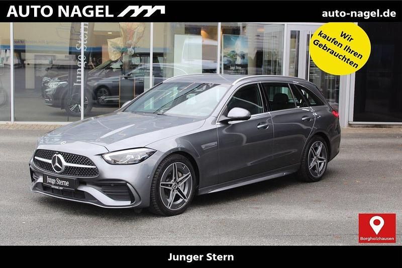 Grau Gebraucht 2025 Mercedes C300 AMG Limousine | 43.680 € (Superpreis) - Bild 1/4