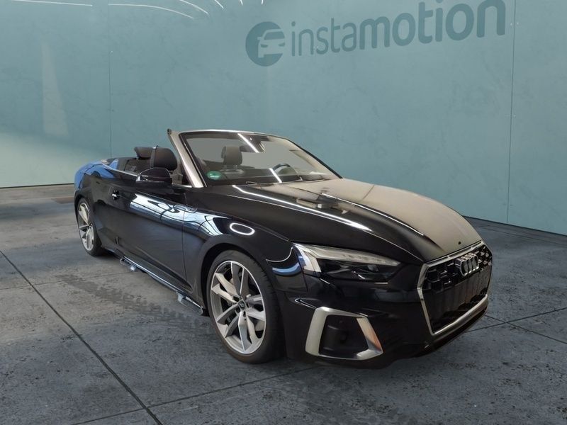 Schwarz Gebraucht 2022 Audi A5 Cabriolet S-Line Cabrio | 48.423 € (Teuer) - Bild 1/4