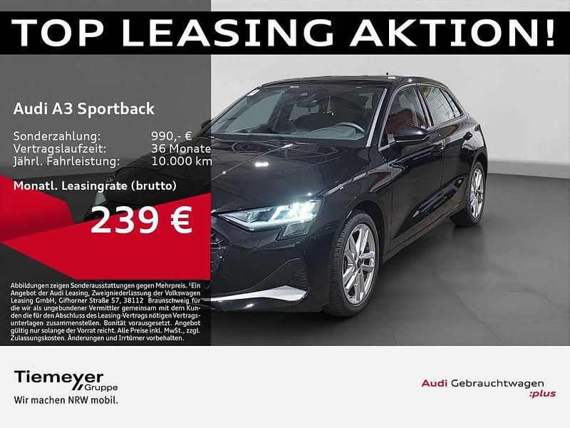 Gebraucht Audi A3 Advanced 116 PS (85 kW) 2025 Schwarz Limousine