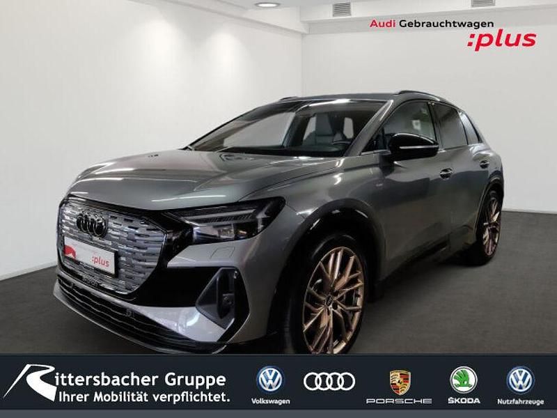 (taifungrau metallic) Gebraucht 2022 Audi Q4 e-tron Ambiente SUV | 36.260 € (Fairer Preis) - Bild 1/4