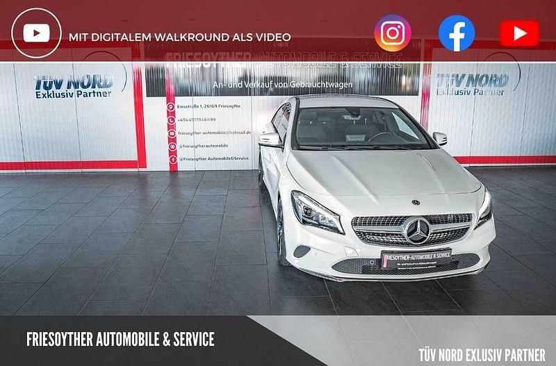 Weiß Gebraucht 2017 Mercedes CLA180 AMG line Limousine | 15.990 € (Superpreis) - Bild 1/4