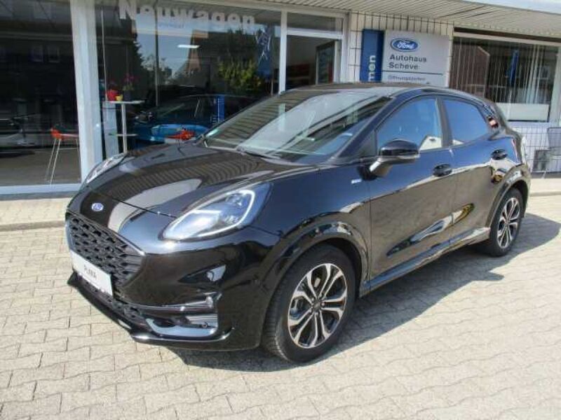 Obsidianschwarz (metallic) Gebraucht 2021 Ford Puma SUV | 18.690 € (Fairer Preis) - Bild 1/4