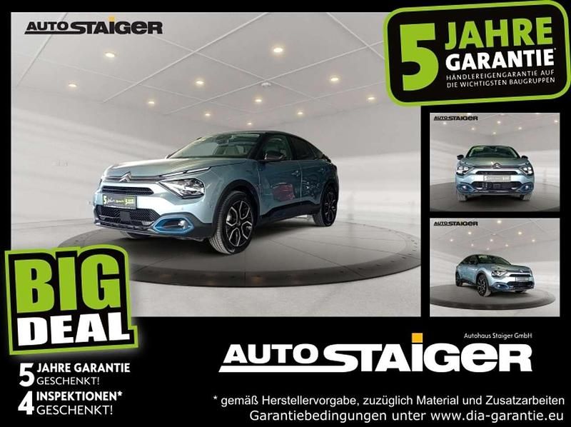 Blau/typ aussenverkleidung metallic Gebraucht 2021 Citroën e-C4 Shine Limousine | 19.427 € (Guter Preis) - Bild 1/4