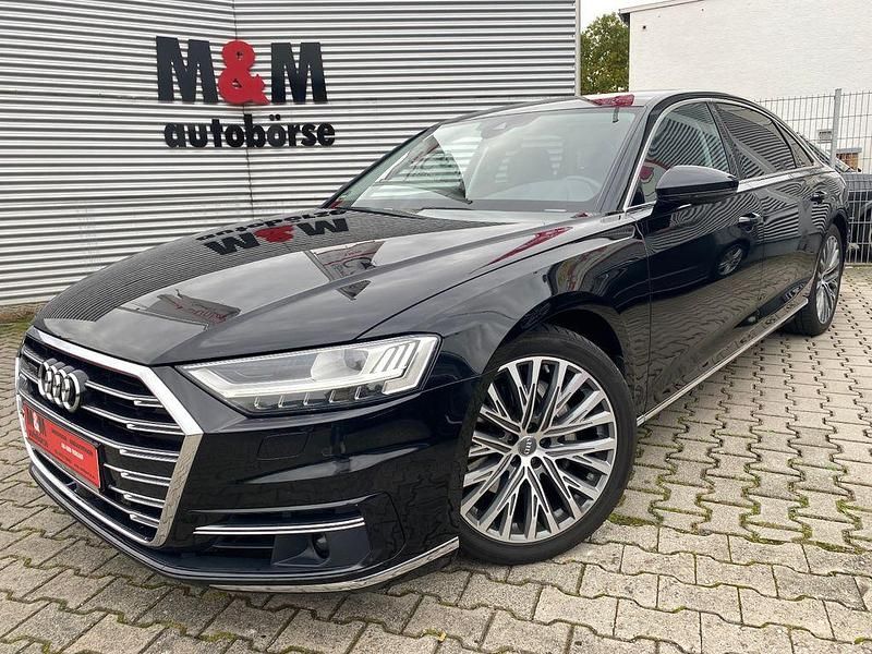 Brillantschwarz Gebraucht 2019 Audi A8L Limousine | 40.900 € (Fairer Preis) - Bild 1/4