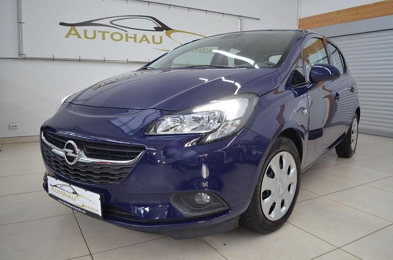 Gebraucht Opel Corsa Edition 95 PS (69 kW) 2016 Blau Limousine