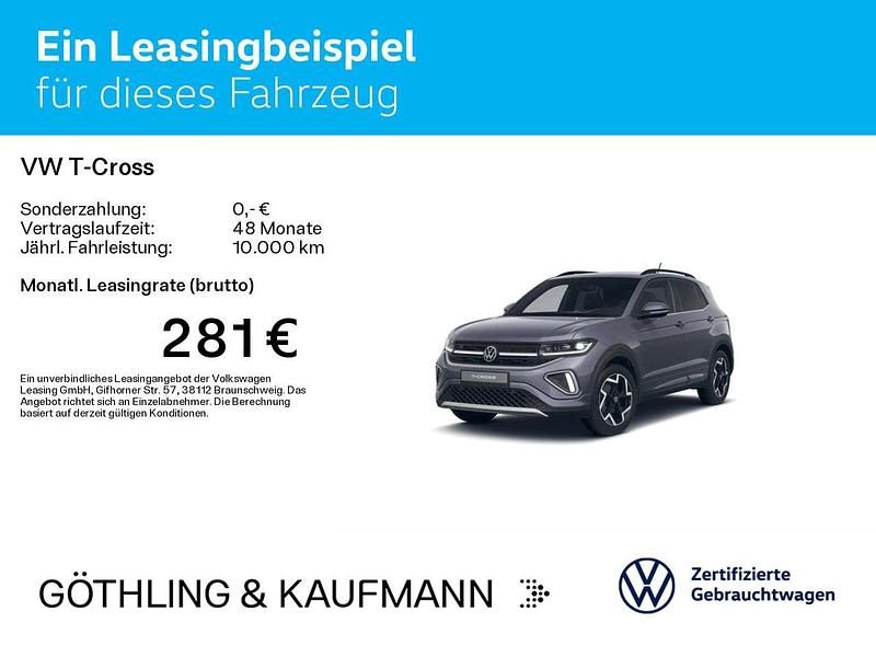 Gebraucht VW T-Cross R-line 150 PS (110 kW) 2025 Rauchgrau metallic SUV