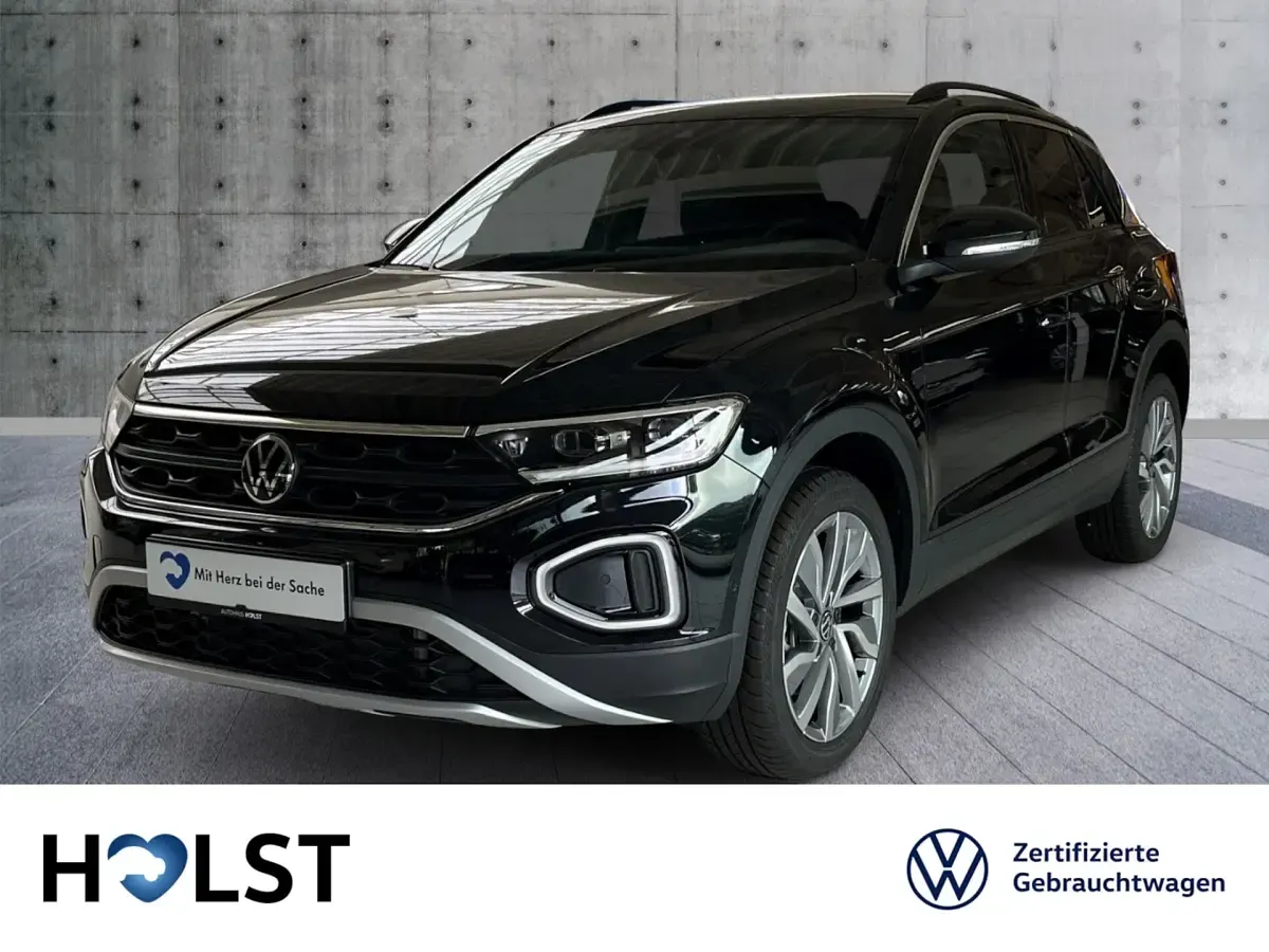 Gebraucht VW T-Roc Goal 150 PS (110 kW) 2024 Schwarz SUV