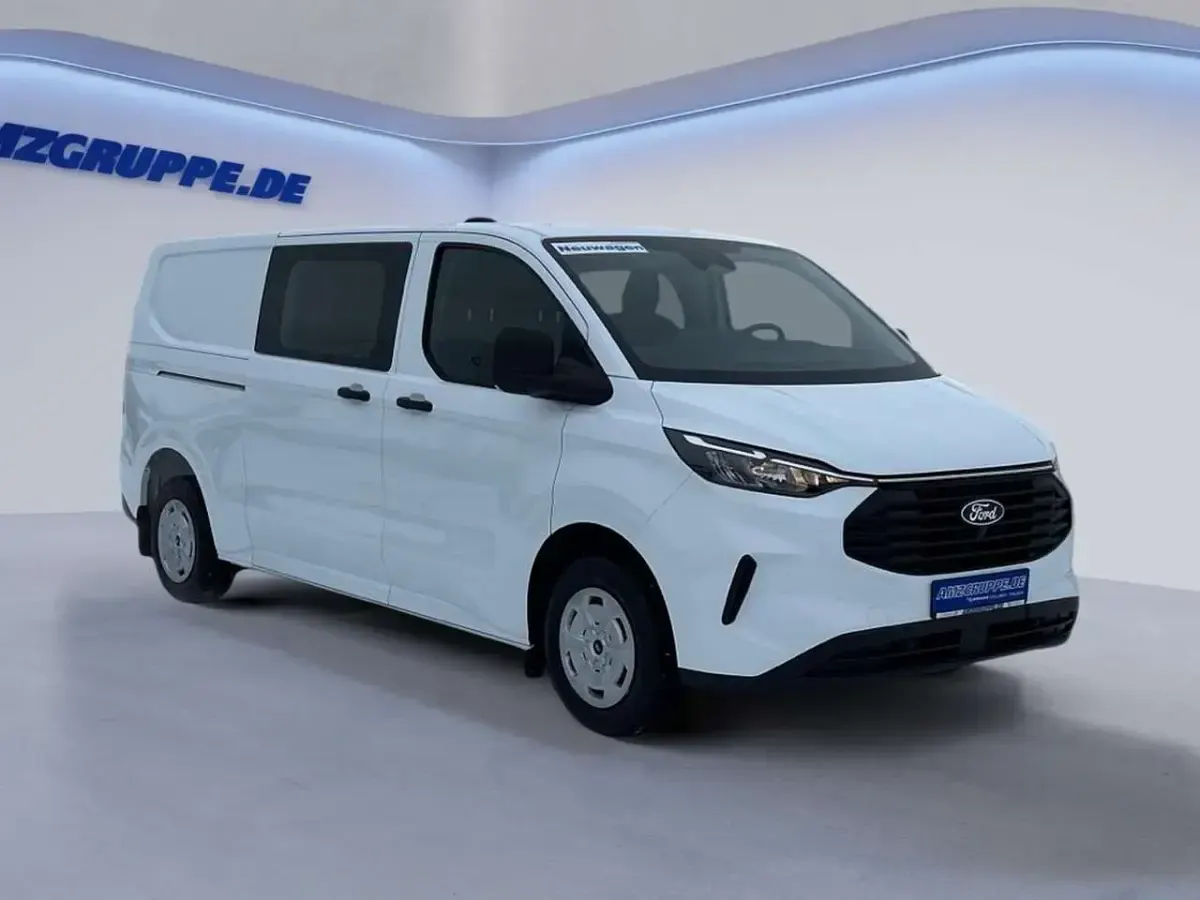 Nowe Ford Transit Custom Trend 136 KM (100 kW) 2025 Biały Sedan/Limuzyna