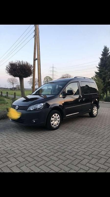 Gebraucht VW Caddy Trendline 75 PS (55 kW) 2011 Schwarz Van / Kleinbus