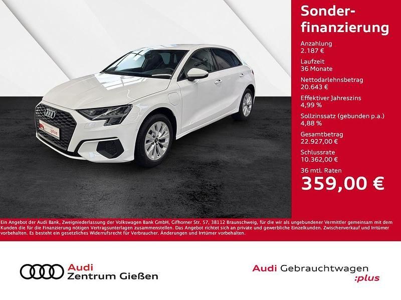Ibisweiß Gebraucht 2020 Audi A3 Sportback e-tron Design Kleinwagen | 22.830 € (Fairer Preis) - Bild 1/4