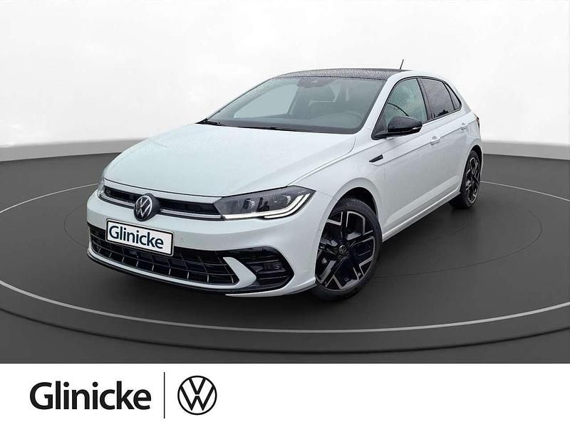 Pure white / schwarz Neu 2025 VW Polo R-line Limousine | 29.950 € (Teuer) - Bild 1/3