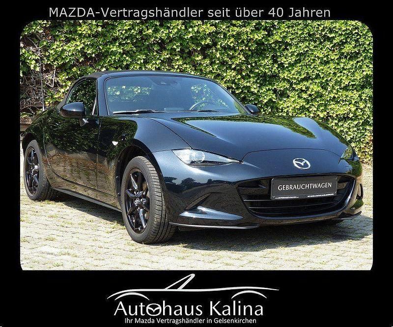 Gebraucht Mazda MX5 Exclusive-Line 132 PS (97 kW) 2018 Onyxschwarz metallic Cabrio